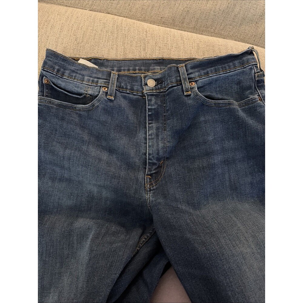 Men’s Levi’s 511 Straight Fit Dark Wash Blue Stretch Jeans 36/32